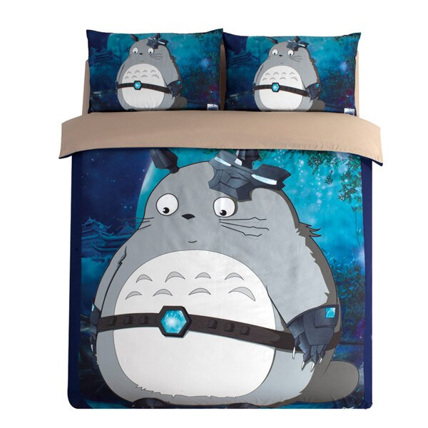 Totoro 04 Kinderbettwäsche - Bettwäsche