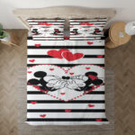 Disney Micky Kuss Minnie Maus Micky Liebe Kinderbettwäsche – Bettwäsche