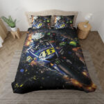 Valentino Rossi Motorradrennen 01 Kinderbettwäsche – Bettwäsche