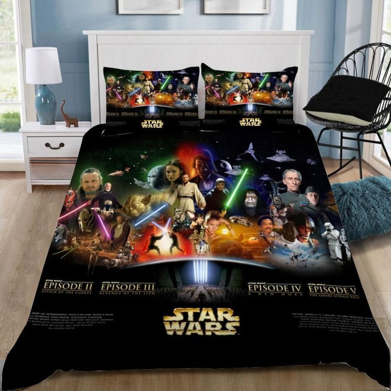 Star Wars Alle Charaktere 01 Kinderbettwäsche - Bettwäsche