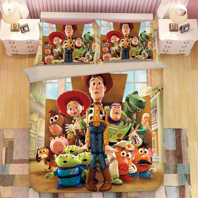 Disney Toy Story Sherif Woody Buzz Lightyear 13 Kinderbettwäsche - Bettwäsche