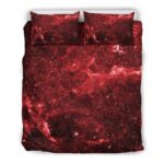 Red Stardust Universe Galaxy Space Kinderbettwäsche – Bettwäsche