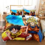 One Piece gegen Dragonball Kinderbettwäsche – Bettwäsche