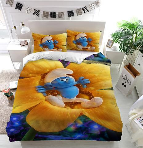Schlumpfine Hefty Smurf Kinderbettwäsche - Bettwäsche