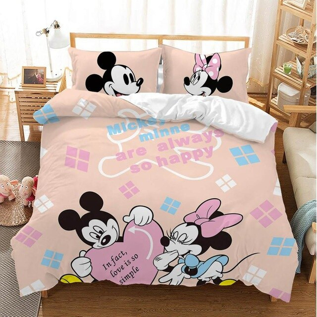 Micky Minnie Maus 225 Kinderbettwäsche - Bettwäsche