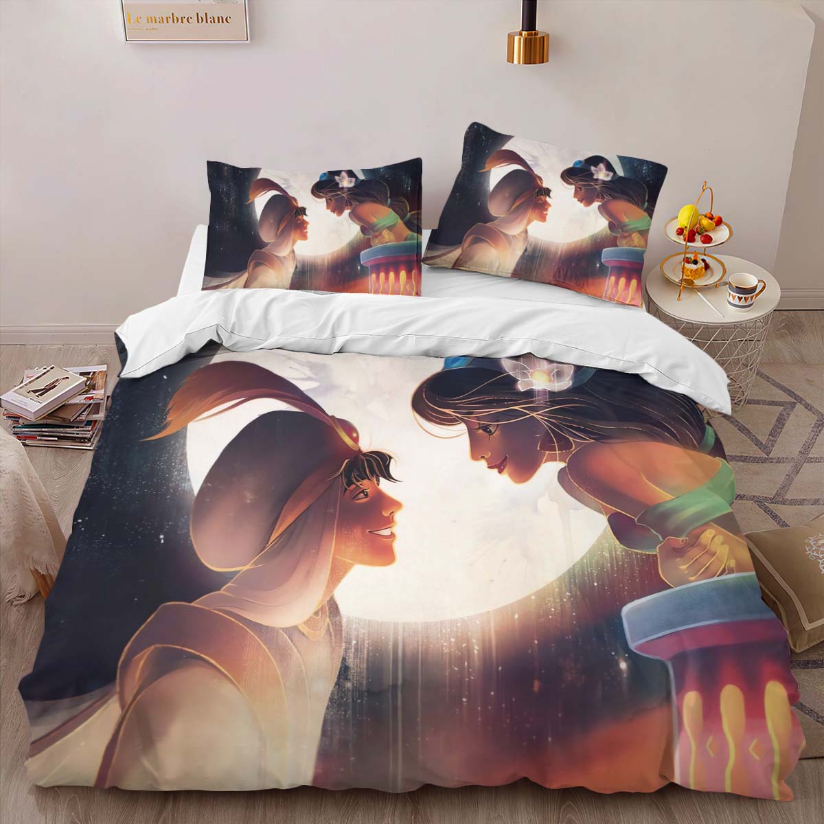 Aladdin und Prinzessin Jasmin Disney Kinderbettwäsche – Bettwäsche – Bild 2