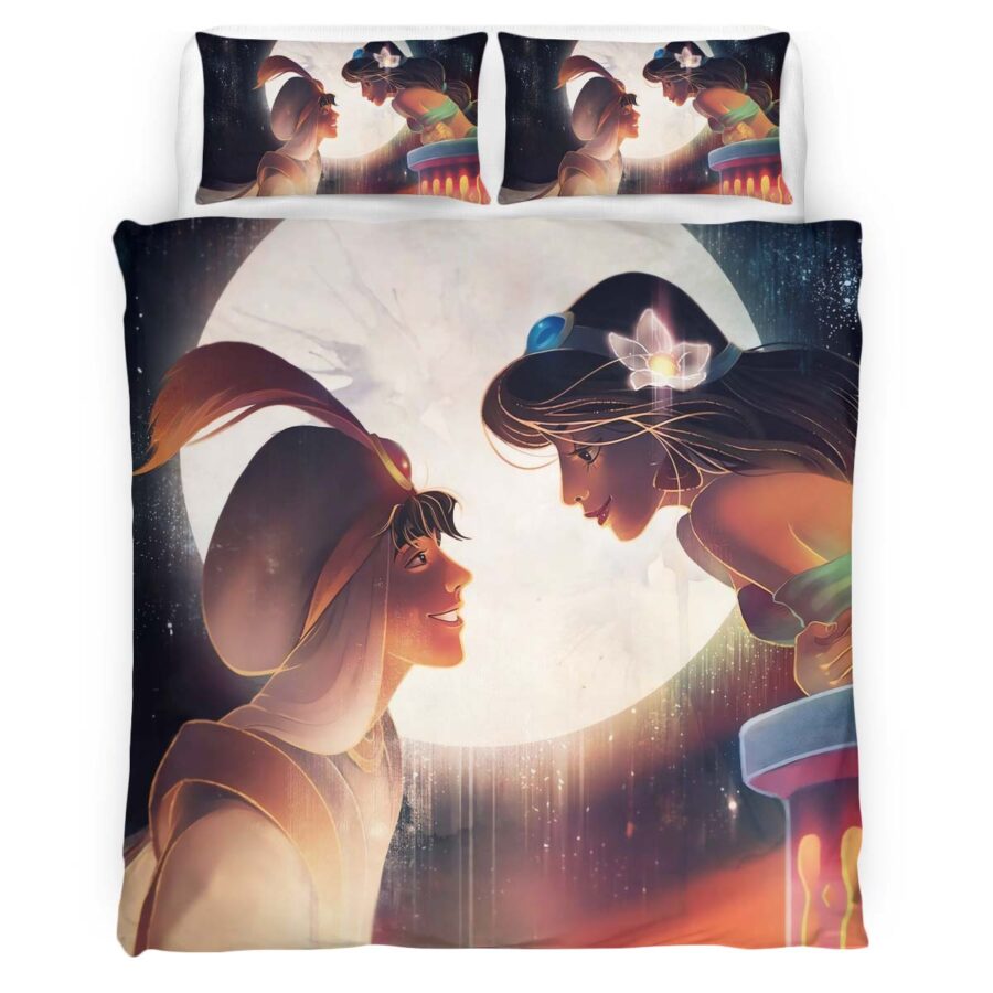 Aladdin und Prinzessin Jasmin Disney Kinderbettwäsche – Bettwäsche – Bild 4