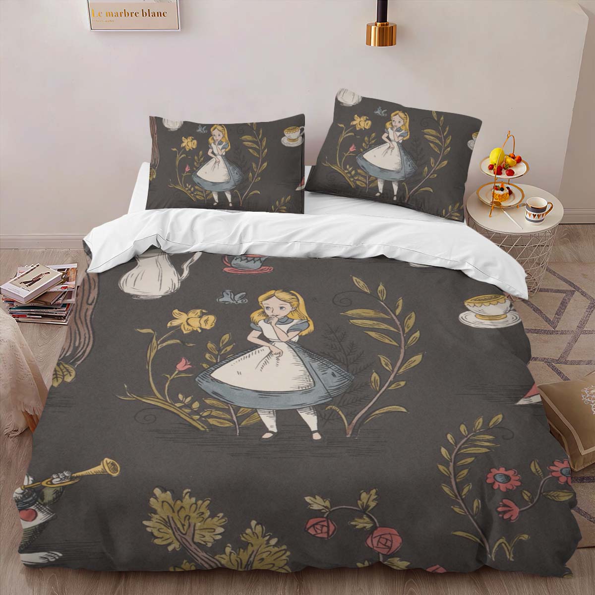 Alice im Wunderland 01 Kinderbettwäsche – Bettwäsche – Bild 2