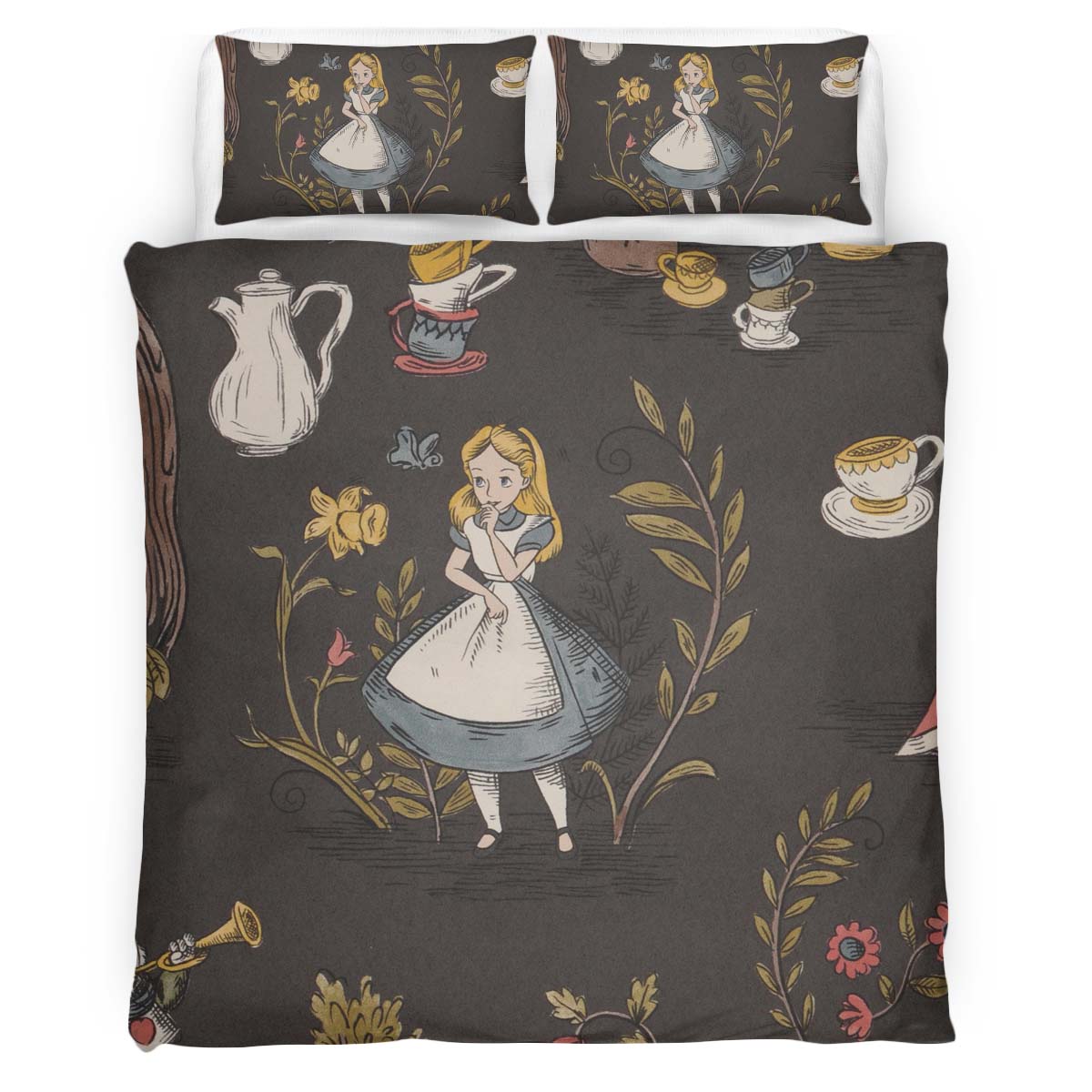 Alice im Wunderland 01 Kinderbettwäsche – Bettwäsche