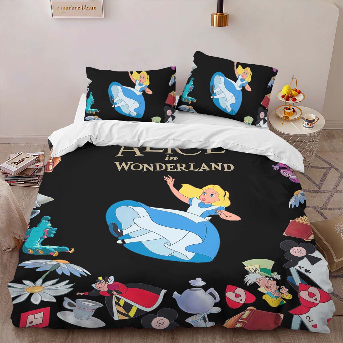 Alice im Wunderland 02 Kinderbettwäsche – Bettwäsche – Bild 2