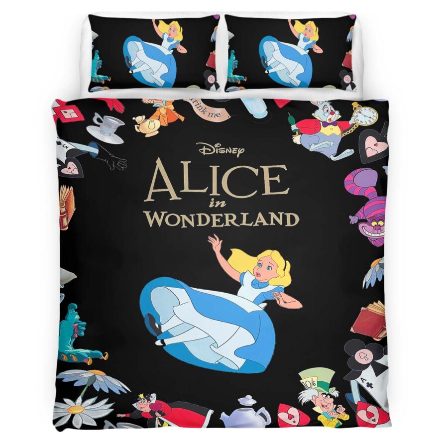 Alice im Wunderland 02 Kinderbettwäsche – Bettwäsche – Bild 4