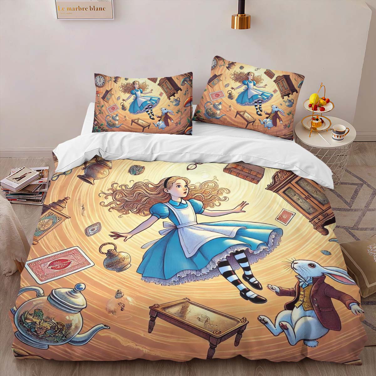 Alice im Wunderland 13 Kinderbettwäsche – Bettwäsche – Bild 2