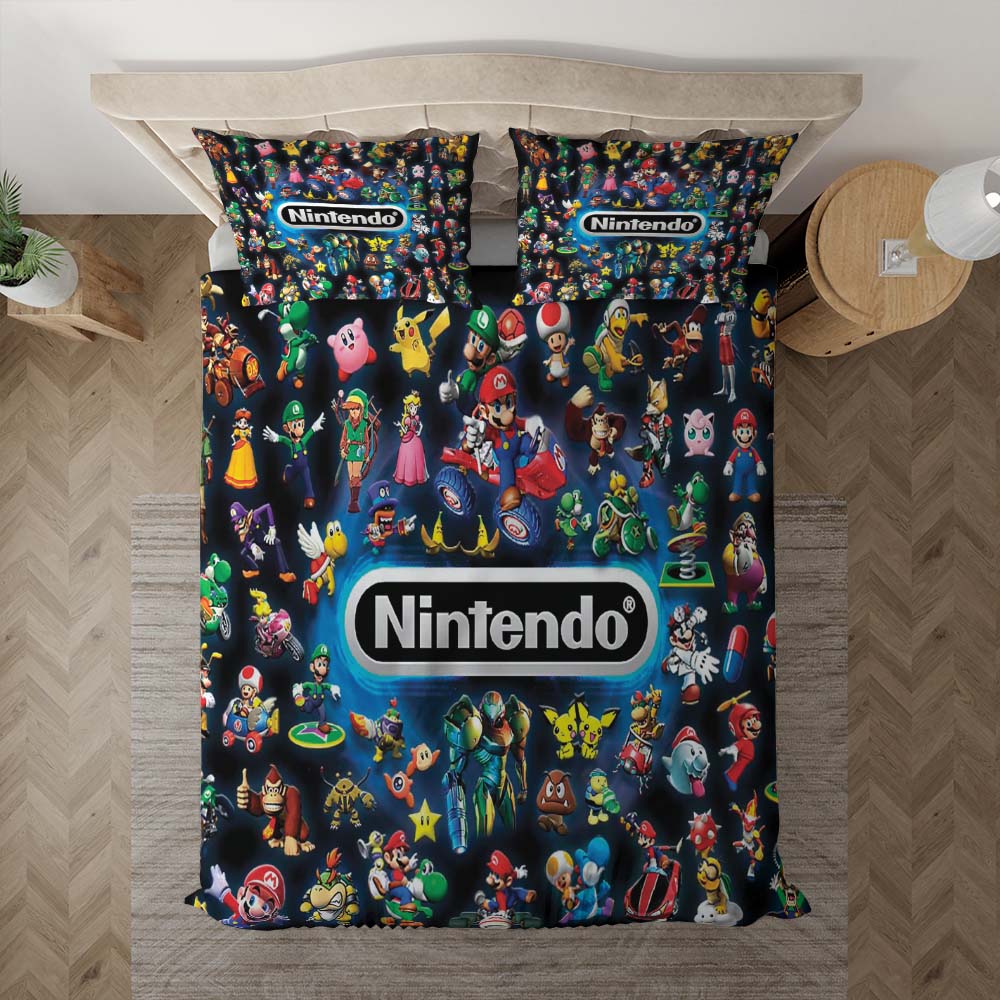 Alle Nintendo Charaktere Kinderbettwäsche - Bettwäsche – Bild 3