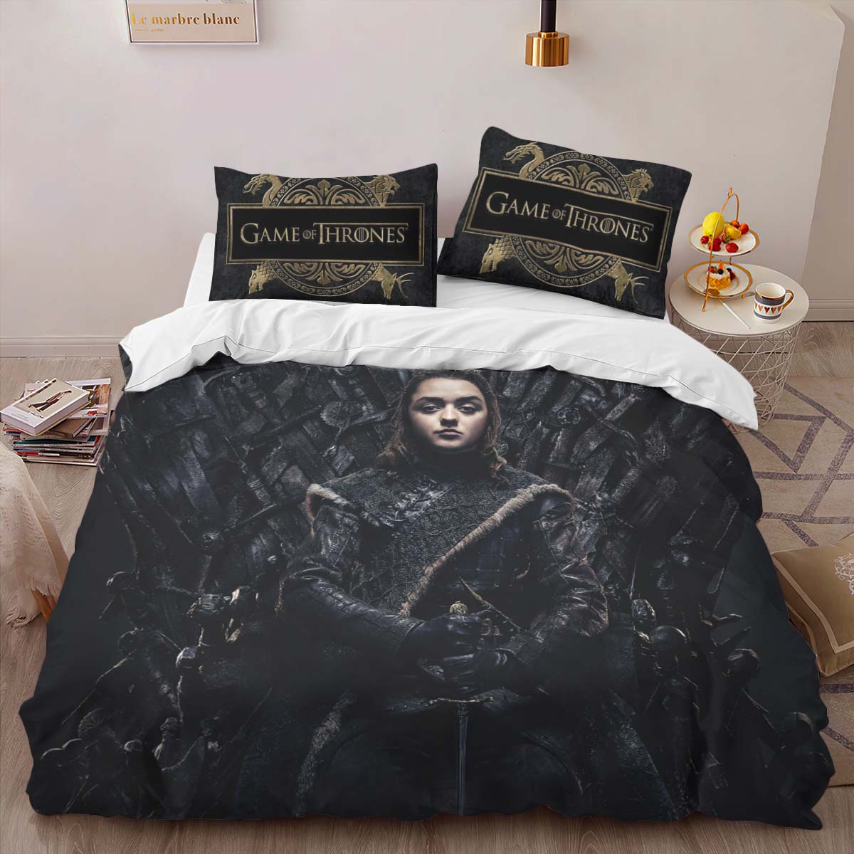 Arya Stark Game of Thrones Haus Stark Kinderbettwäsche – Bettwäsche – Bild 2