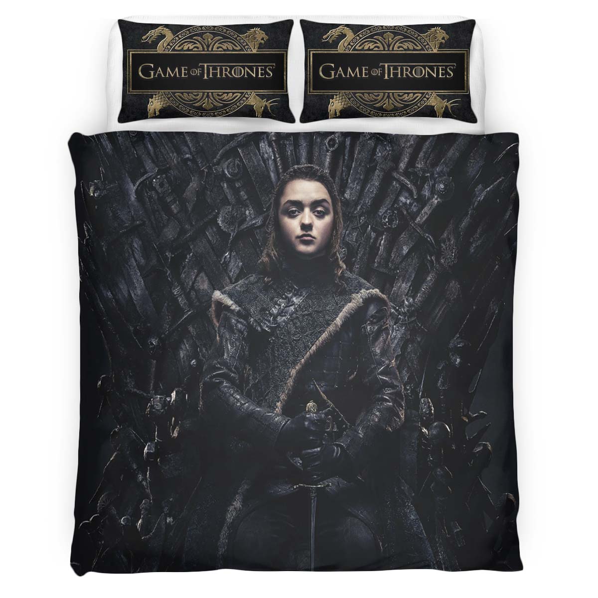 Arya Stark Game of Thrones Haus Stark Kinderbettwäsche – Bettwäsche