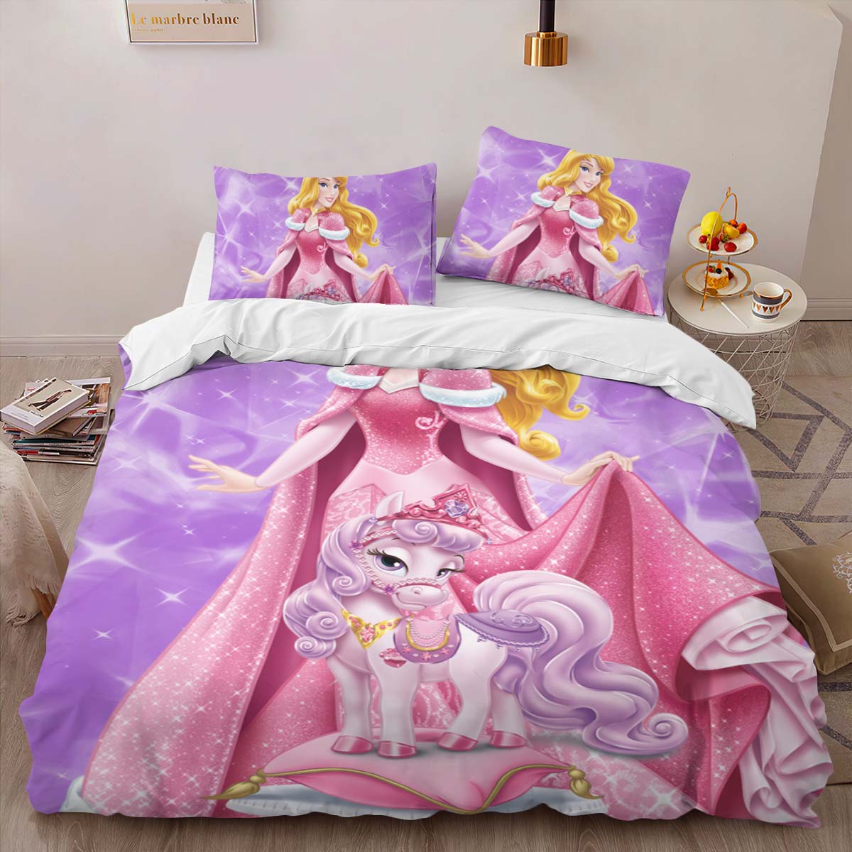Dornröschen Prinzessin Aurora 02 Kinderbettwäsche – Bettwäsche – Bild 2