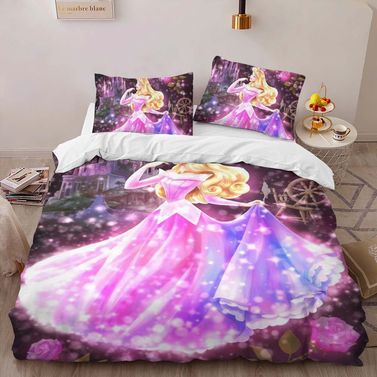 Dornröschen Prinzessin Aurora 03 Kinderbettwäsche – Bettwäsche – Bild 2