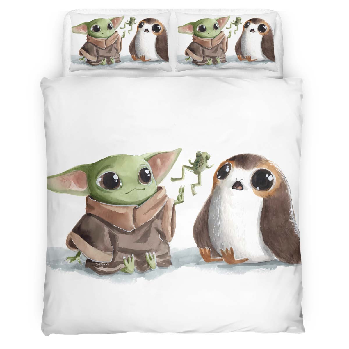 Baby Yoda Entzückend Kinderbettwäsche – Bettwäsche