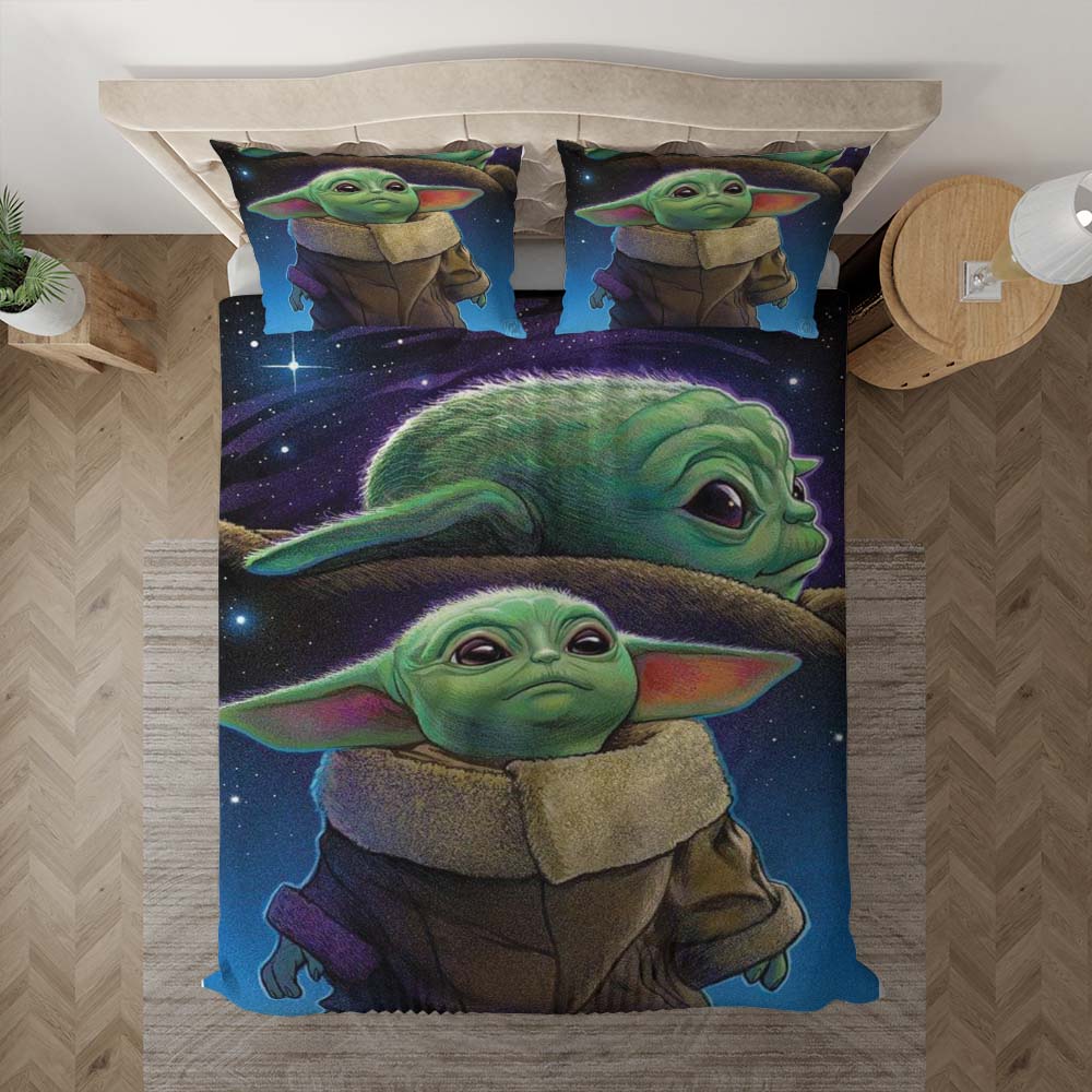 Baby Yoda süß in Star Wars 10 Kinderbettwäsche - Bettwäsche – Bild 3