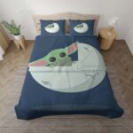 Baby Yoda süß in Star Wars 2 Kinderbettwäsche – Bettwäsche