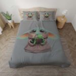 Baby Yoda süß in Star Wars 4 Kinderbettwäsche – Bettwäsche