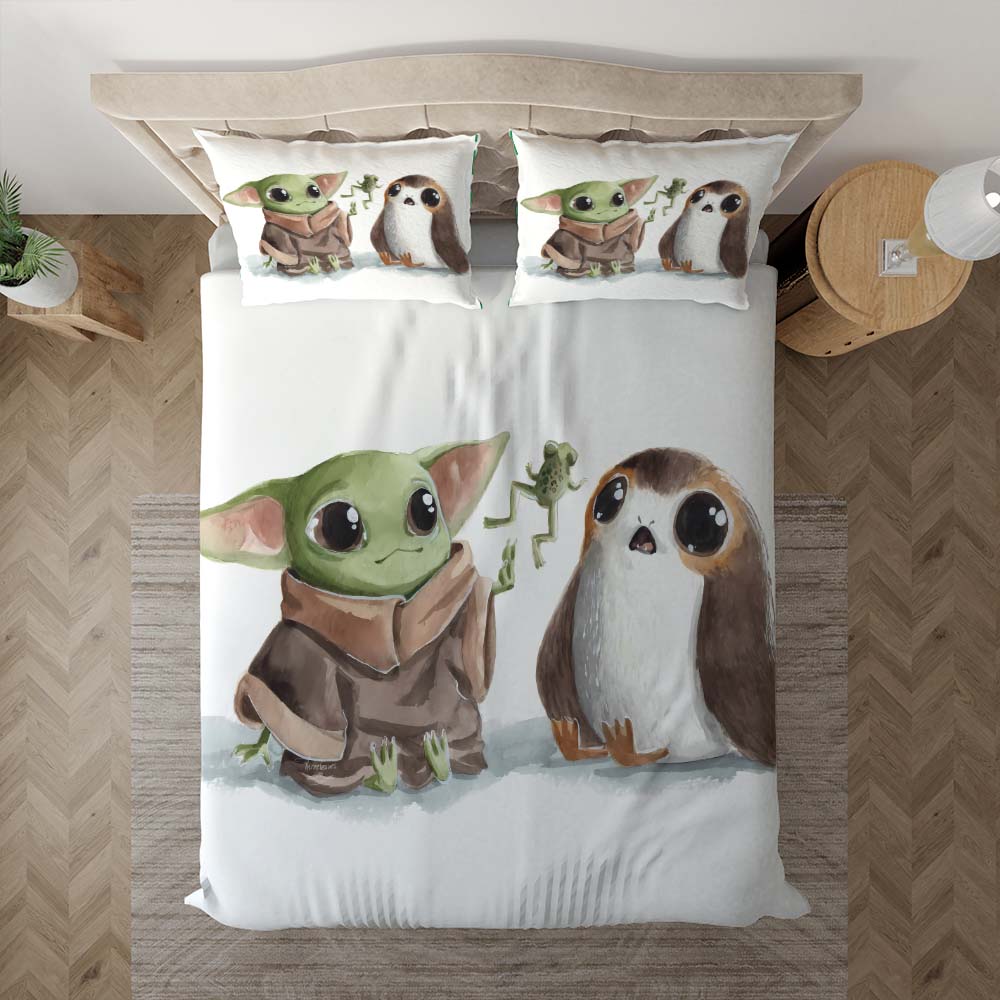 Baby Yoda süß in Star Wars 6 Kinderbettwäsche - Bettwäsche – Bild 3