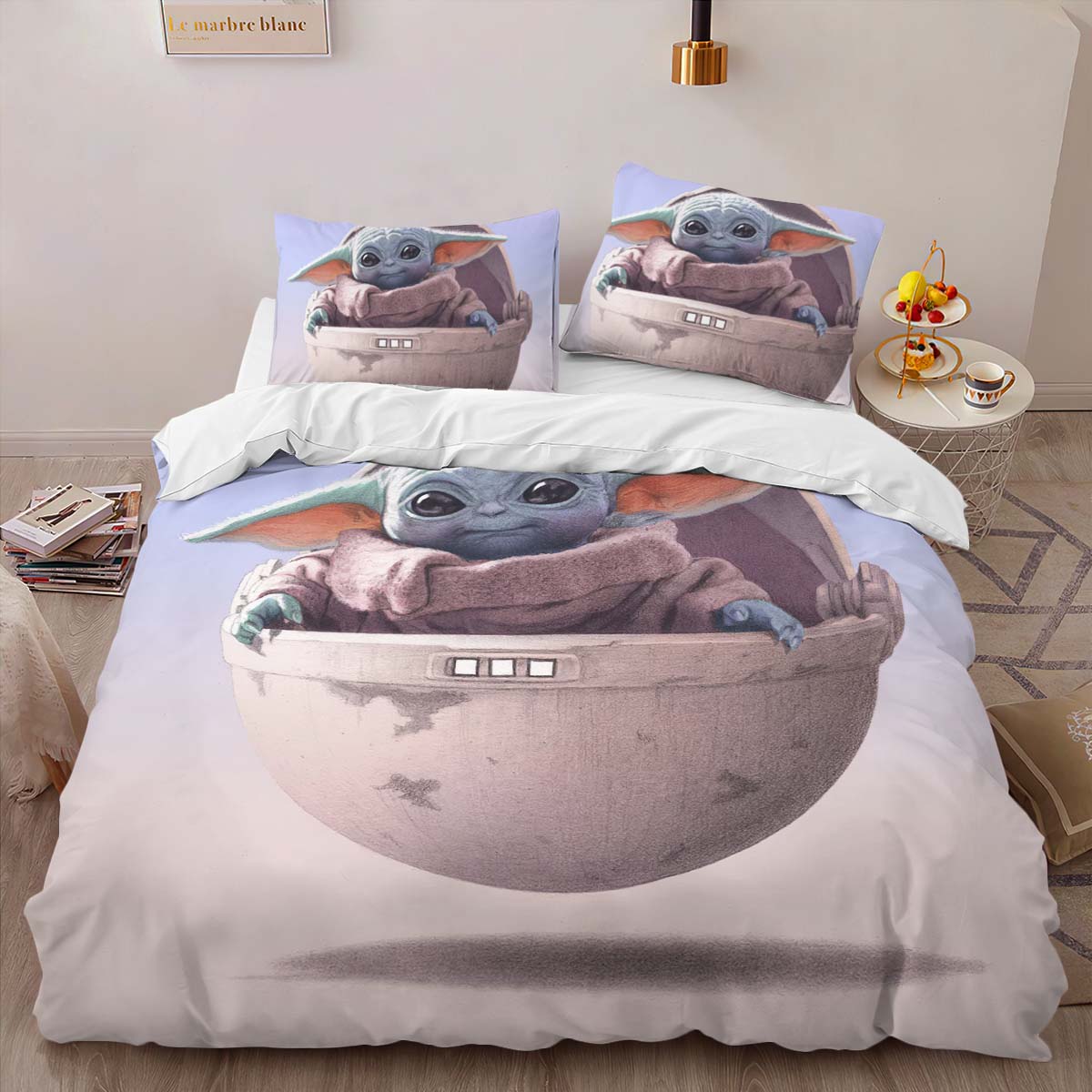 Baby Yoda Grogu Star Wars 11 Kinderbettwäsche – Bettwäsche – Bild 2
