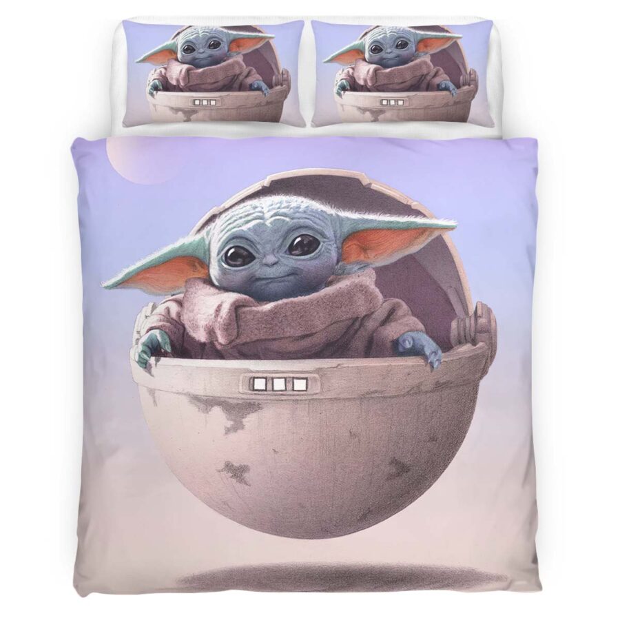 Baby Yoda Grogu Star Wars 11 Kinderbettwäsche – Bettwäsche – Bild 4