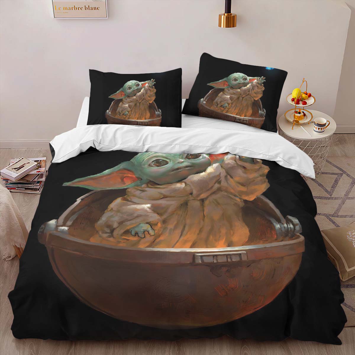 Baby Yoda Grogu Star Wars 13 Kinderbettwäsche – Bettwäsche – Bild 2