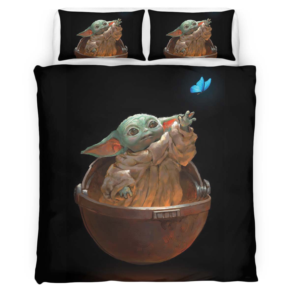 Baby Yoda Grogu Star Wars 13 Kinderbettwäsche – Bettwäsche