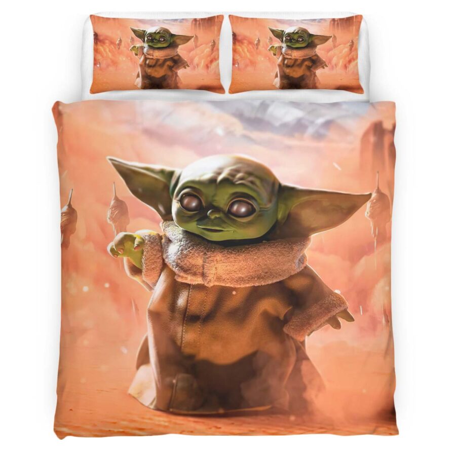 Baby Yoda Grogu Star Wars 7 Kinderbettwäsche – Bettwäsche – Bild 4