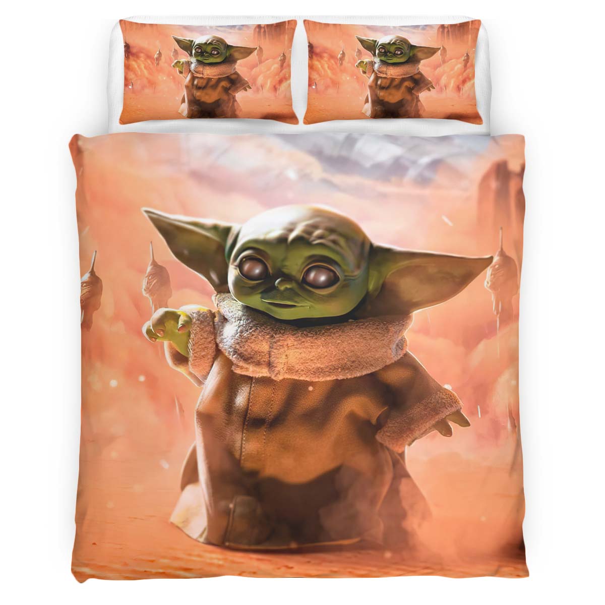Baby Yoda Grogu Star Wars 7 Kinderbettwäsche – Bettwäsche