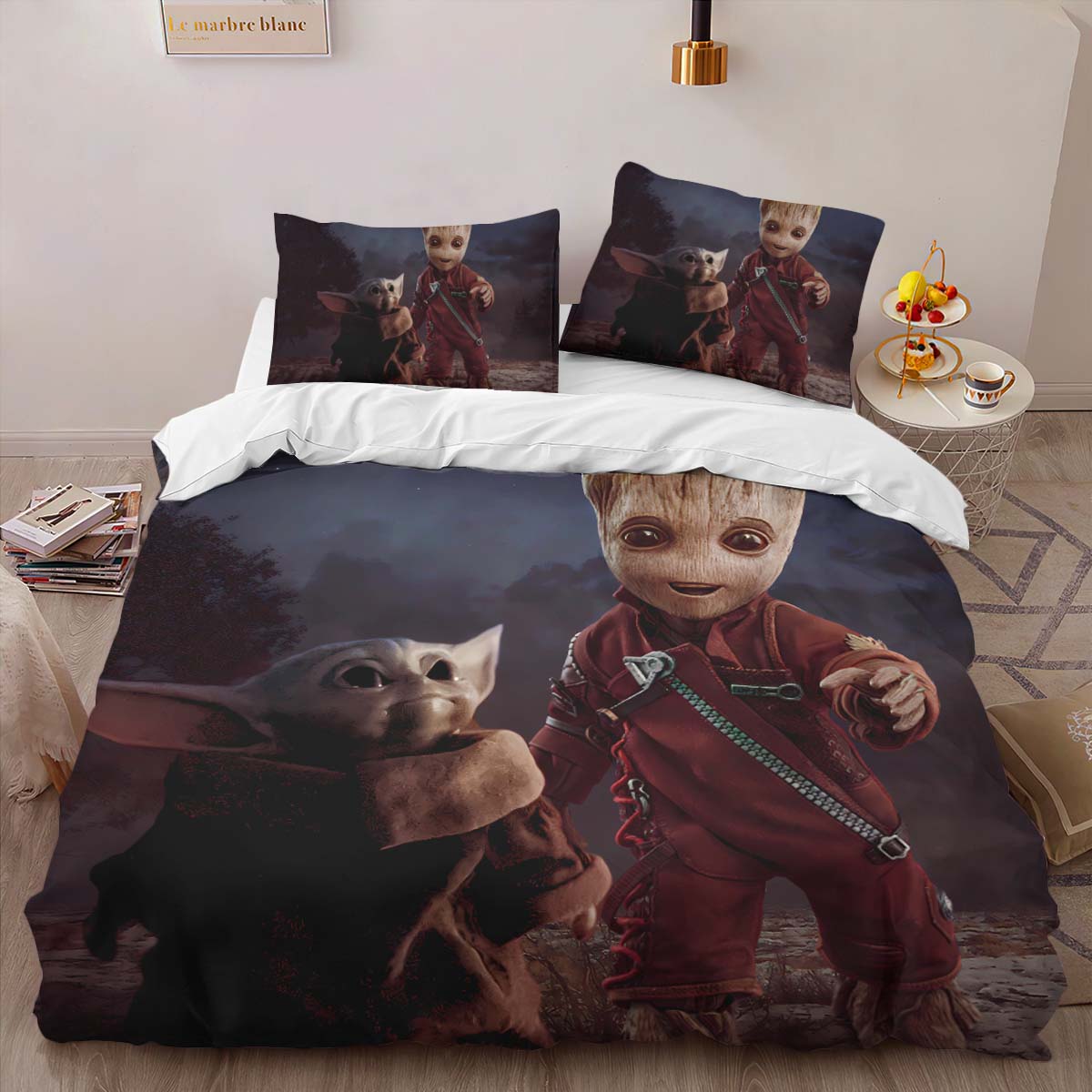 Baby Yoda und Groot Kinderbettwäsche – Bettwäsche – Bild 2