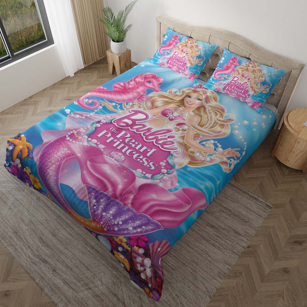 Barbie Die Perlenprinzessin Kinderbettwäsche - Bettwäsche – Bild 2
