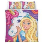 Barbie und Einhorn Kinderbettwäsche – Bettwäsche