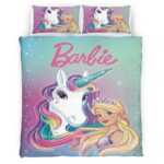 Barbie und Einhorn 2 Kinderbettwäsche – Bettwäsche