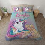 Barbie und Einhorn 3 Kinderbettwäsche – Bettwäsche