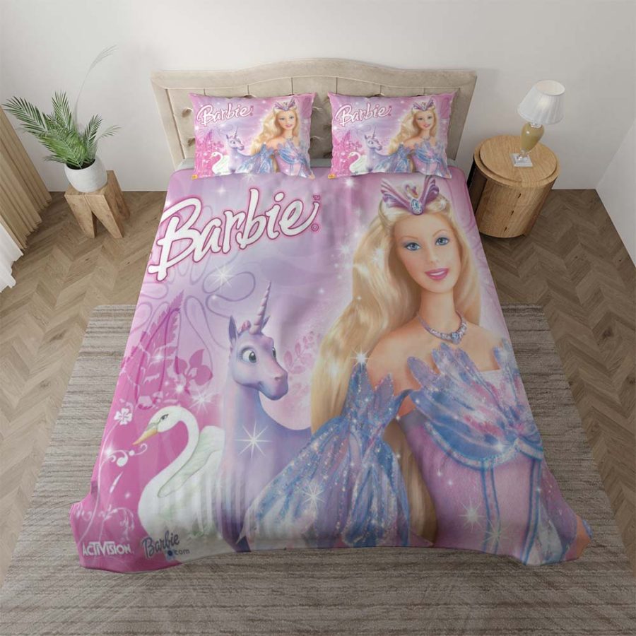 Barbie und Einhorn Kinderbettwäsche - Bettwäsche – Bild 5