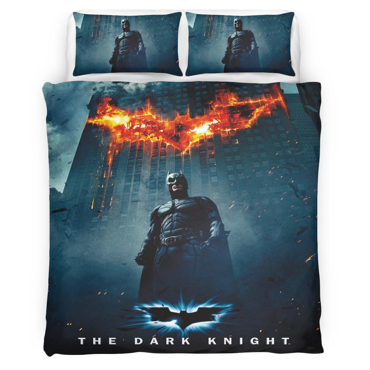 Batman The Dark Knight im Regen 2 Kinderbettwäsche – Bettwäsche