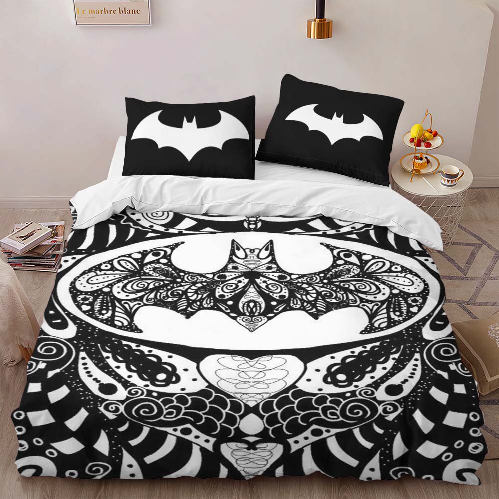Batman Mandala Stil DC Comics Kinderbettwäsche – Bettwäsche – Bild 2