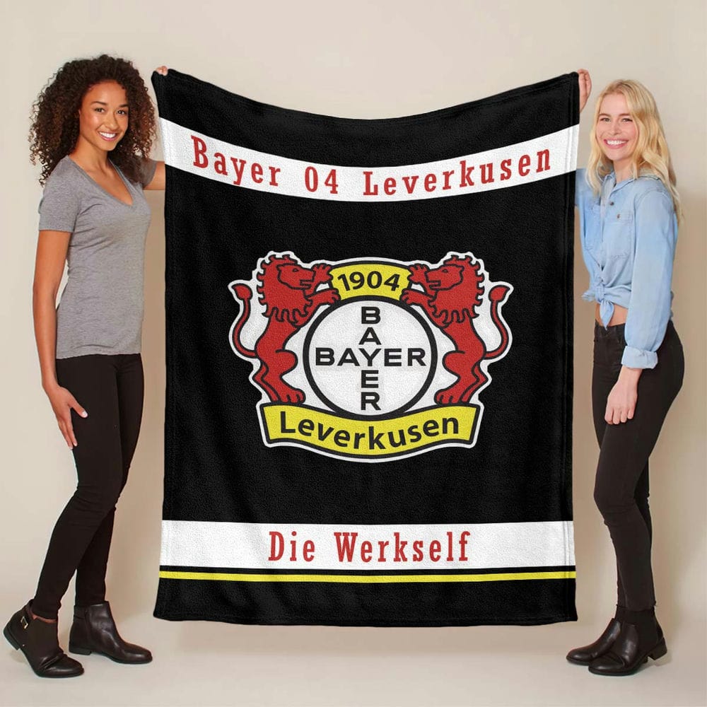 Bayer 04 Leverkusen Fußballmannschaft Die Werkself Fleecedecke - Decke