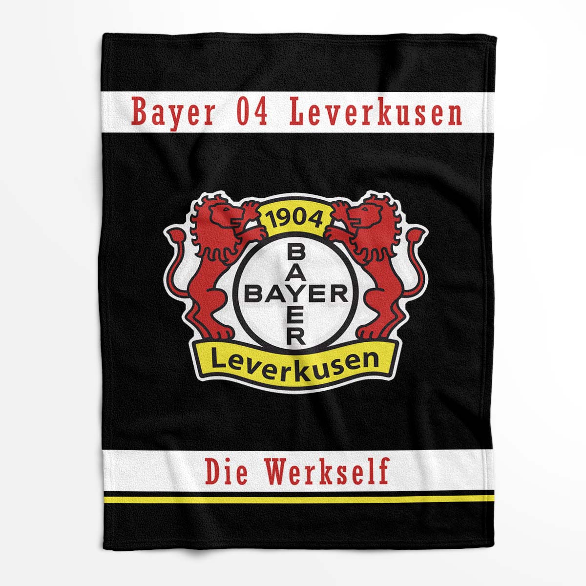 Bayer 04 Leverkusen Fußballmannschaft Die Werkself Fleecedecke - Decke – Bild 2