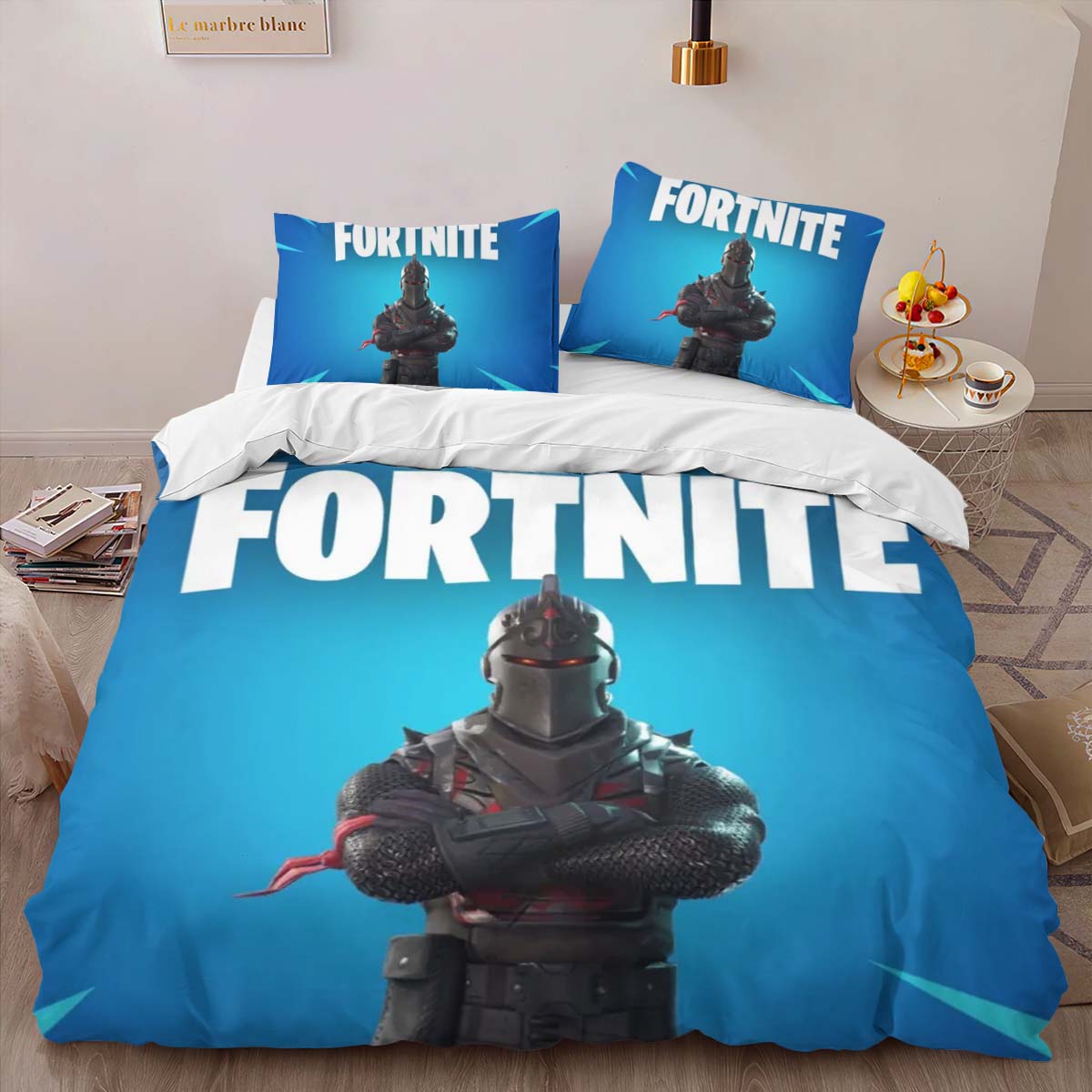 Schwarzer Ritter Fortnite Skin 5 Kinderbettwäsche – Bettwäsche – Bild 2