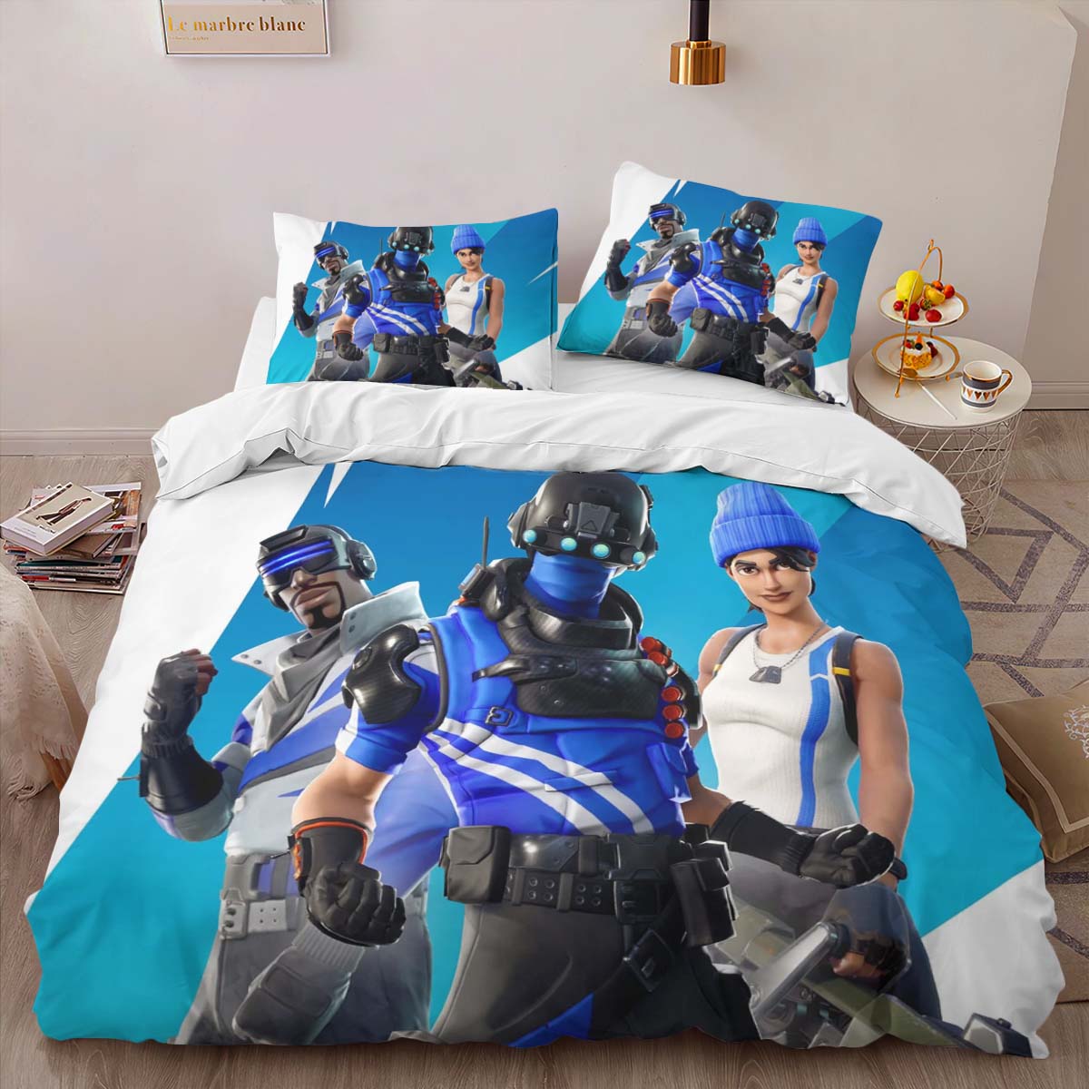 Blue Team Leader Skin Fortnite 5 Kinderbettwäsche – Bettwäsche – Bild 2