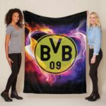 Borussia Dortmund BVB 25 Fleecedecke – Decke