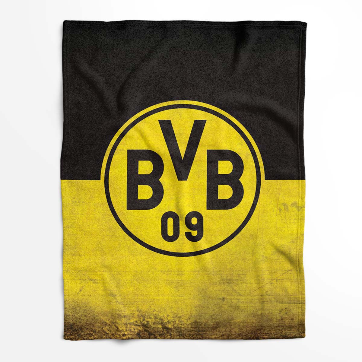 Borussia Dortmund BVB Schwarz Gelb Hintergrund Fleecedecke - Decke – Bild 2