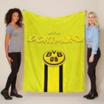 Borussia Dortmund BVB-Kunst für Fans Fleecedecke – Decke