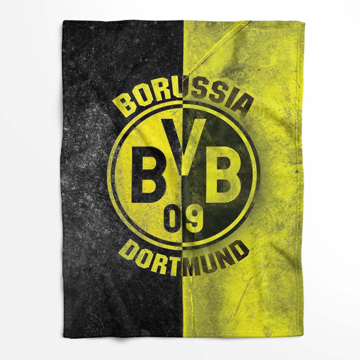 Borussia Dortmund BVB Unikat 02 Fleecedecke - Decke – Bild 2