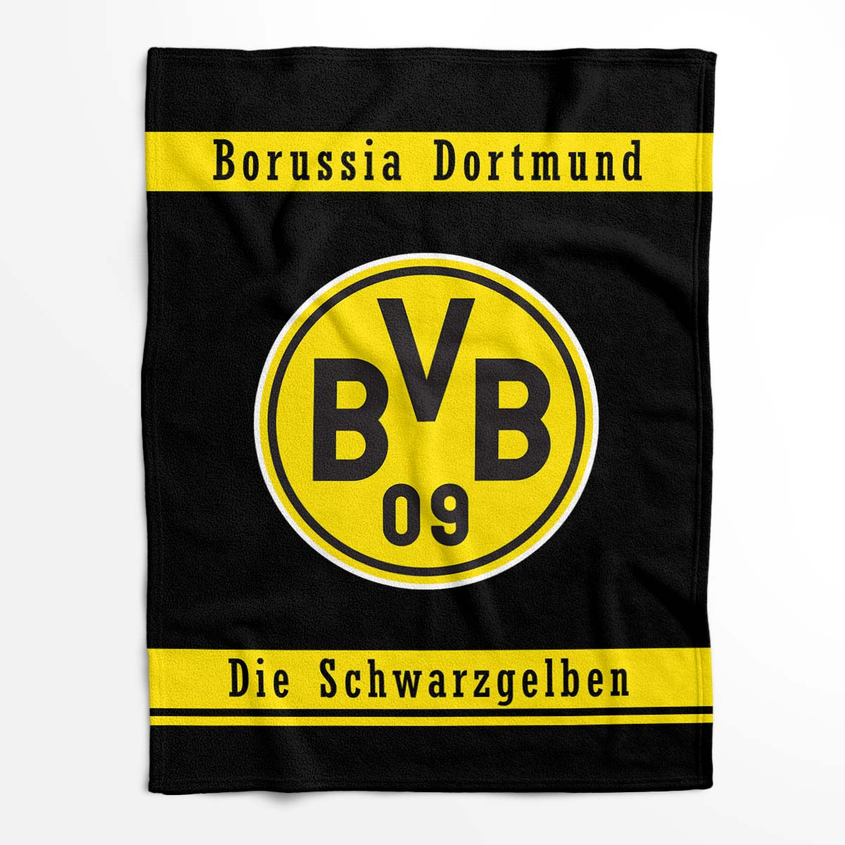 Borussia Dortmund BVB einzigartiger Style für Fans 02 Fleecedecke - Decke – Bild 2
