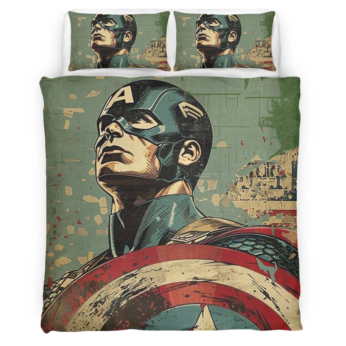 Captain America Marvel 08 Kinderbettwäsche – Bettwäsche